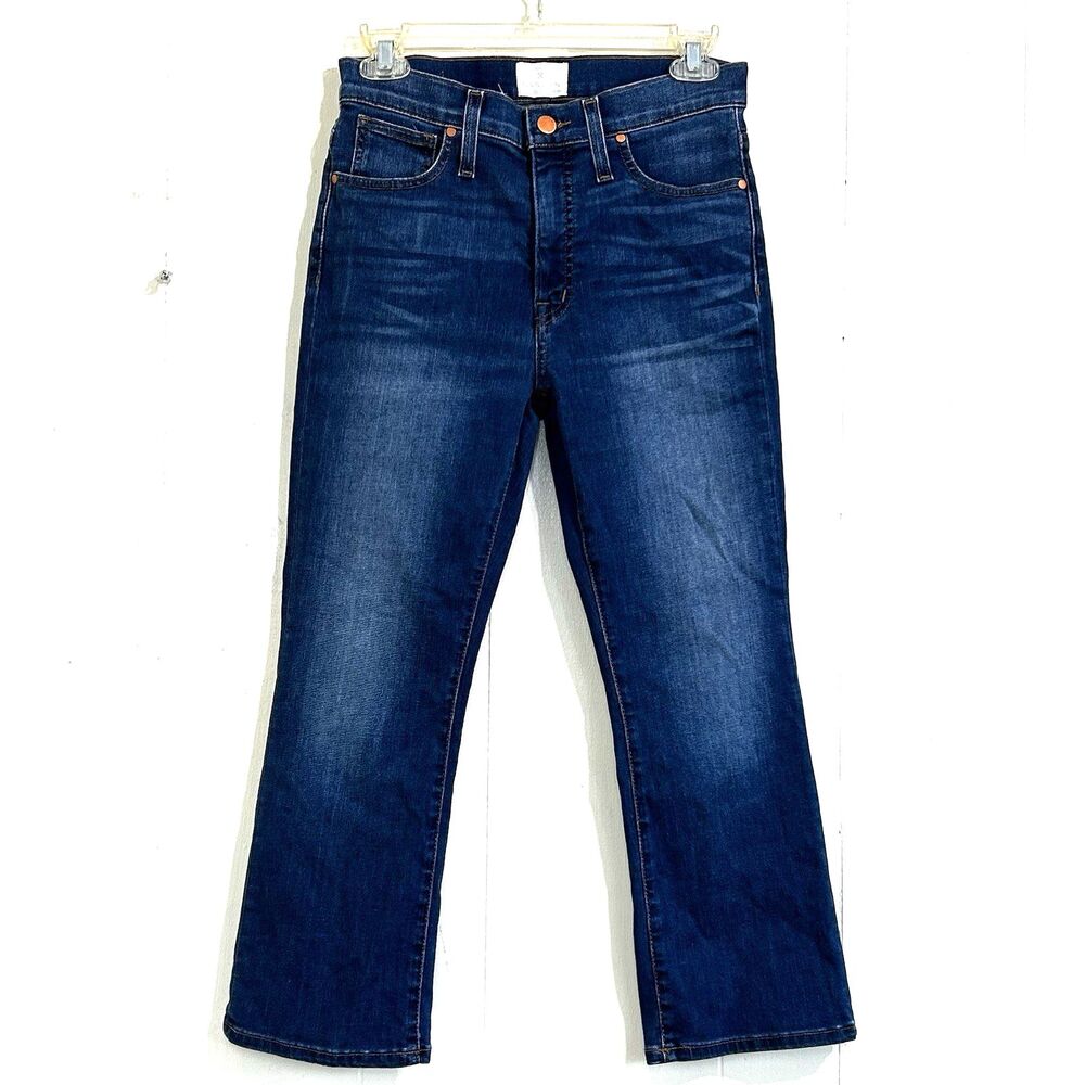 Caslon Kick Out Crop High Rise Cropped Stretch Denim Jeans Size 4 Petite